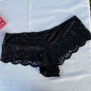NWOT Victorias Secret Panties | Black Lace | Large/ XL